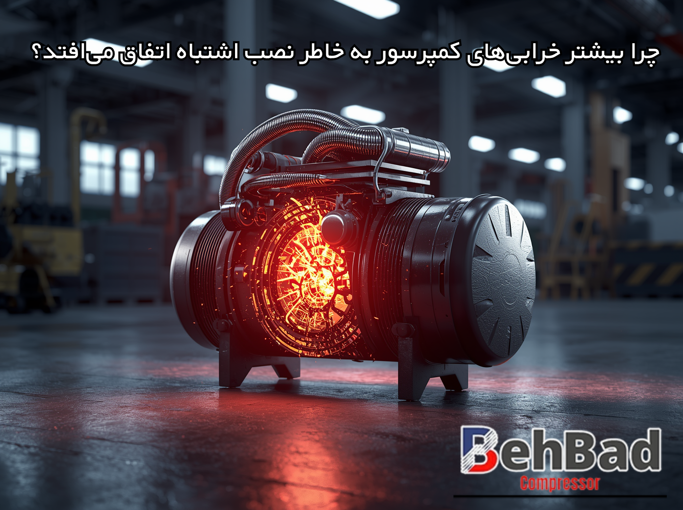 چرا بیشتر خرابی‌های کمپرسور به خاطر نصب اشتباه اتفاق می‌افتد؟